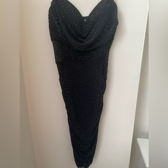 Black rhinestones dress - Picture 8 of 10